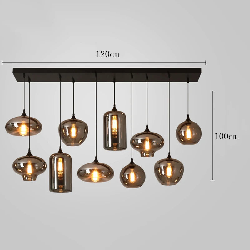 Modern LED Pendant Light for Dining Room - Luxury Indoor Ceiling Chandelier