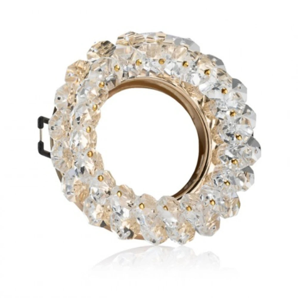 Gold Led Downlights GU10 MR16 Ceiling Light Recessed Down Light Round 75mm Cutout Spot Light Indoor Lighting Fixture