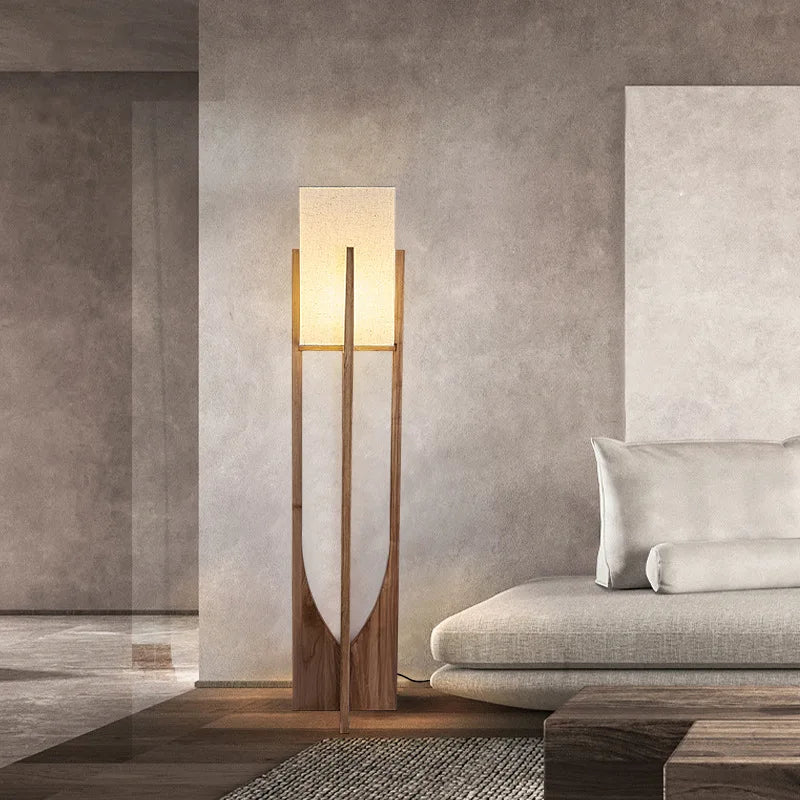 Wooden Floor Lamp Nordic Designers Floor Lamps for Living Room Bedroom Sofa Bedside Solid Wood Led Table light