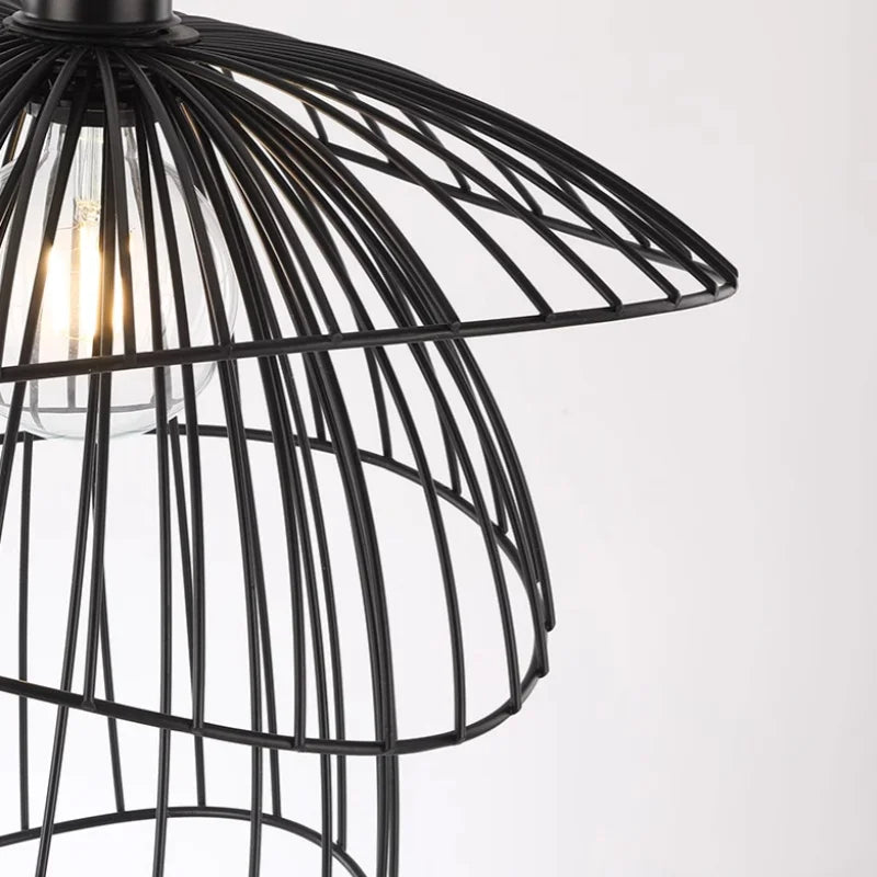 Nordic art pendant light living room dining room bedroom hallway foyer balcony modern minimalist wrought iron lighting fixtures