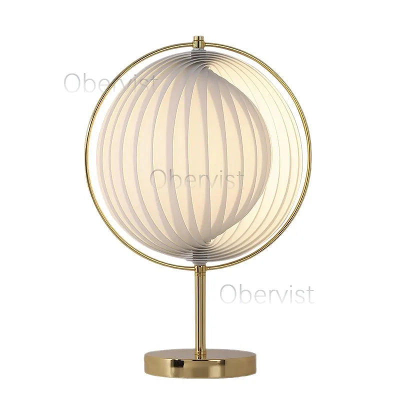 Moon-Shaped Floor Lamp Rotatable Bedside Lighting DIY Adjustable Ambience Lamp LED Mood Light for Bedroom Living Room Decoration
