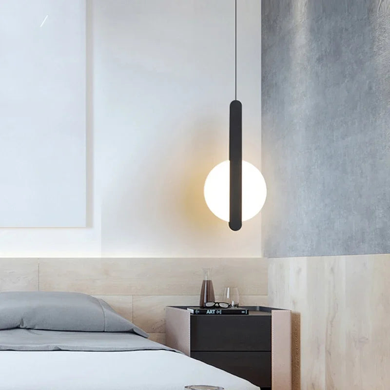Sleek Modern LED Chandelier - Designer Indoor Hanging Lamp for Living Room