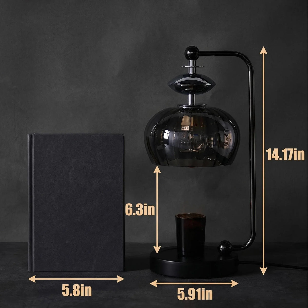 Candle warmer lamp Aromatherapy desk lamp with timer Suitable for home decoration Gifts for family members Wedding birthday gift