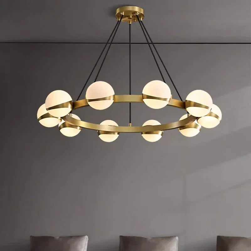 Modern Acrylic circular LED Pendant Lights for Living Dining Room Kitchen Table Bedroom Home Decor Hanging lamp lusters Fixture