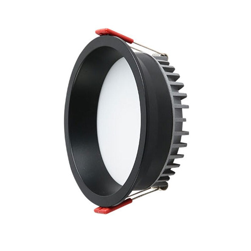 Recessed Anti-glare LED Downlight 15W 18W Dimmable 85-265V Ceiling Lamp Spot Light 12W Home Living Room Bedroom Lighting