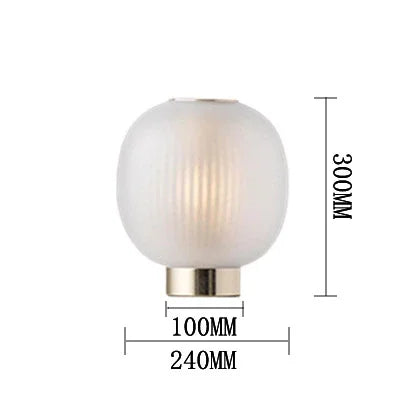 New Black Glass Table Lamp Nordic Design Lamps Home Decors Hanging Light for Living Room Bedroom Beside Lamp Led Luxury Luminaire