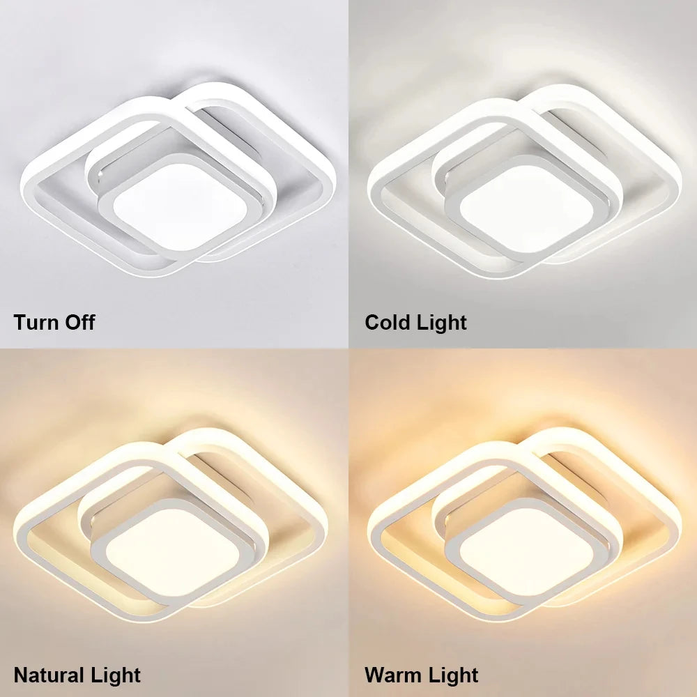 Simple Modern Creative Ceiling Lights Led Spotlights Nordic Entrance Porch Corridor Lights Balcony Bathroom Light Fixtures