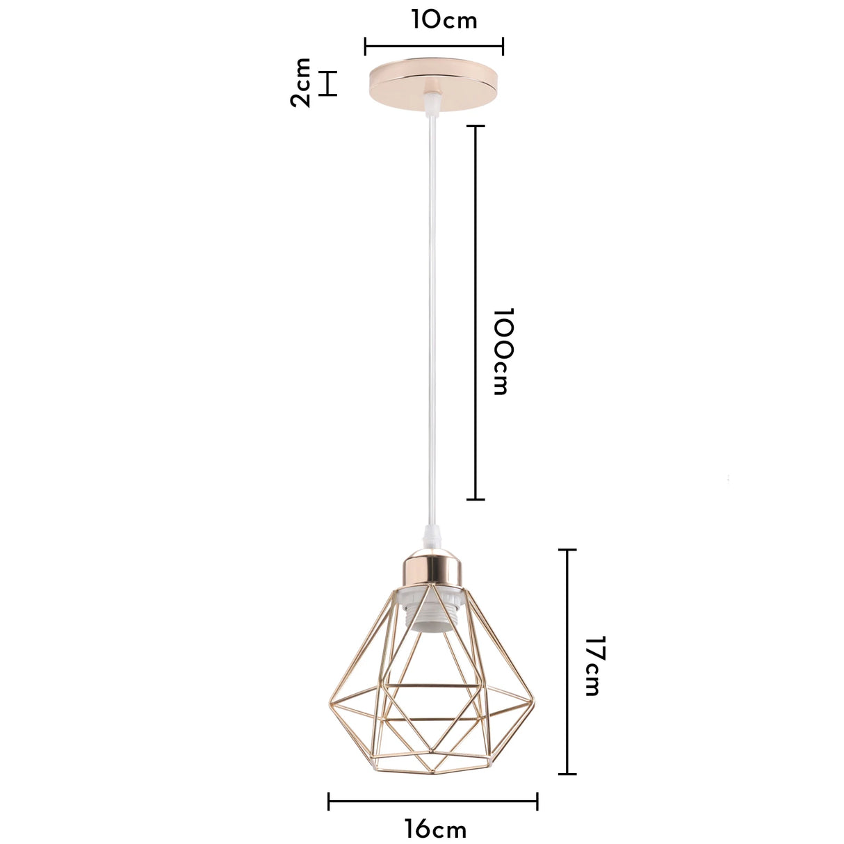 Industrial Pendant Light Led Adjustable Hanging Lamp Shade for Home Kitchen Metal Cage Pendant Lighting for Island Dining Room