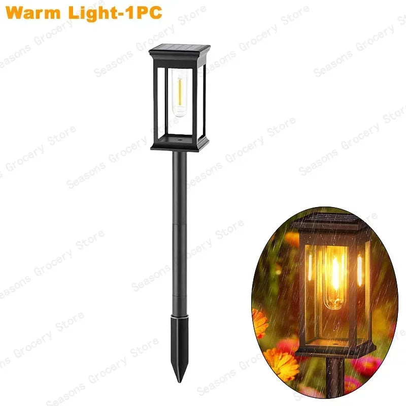 Waterproof LED Solar Lights for Garden Yard - Automatic Landscape Pathway Lighting