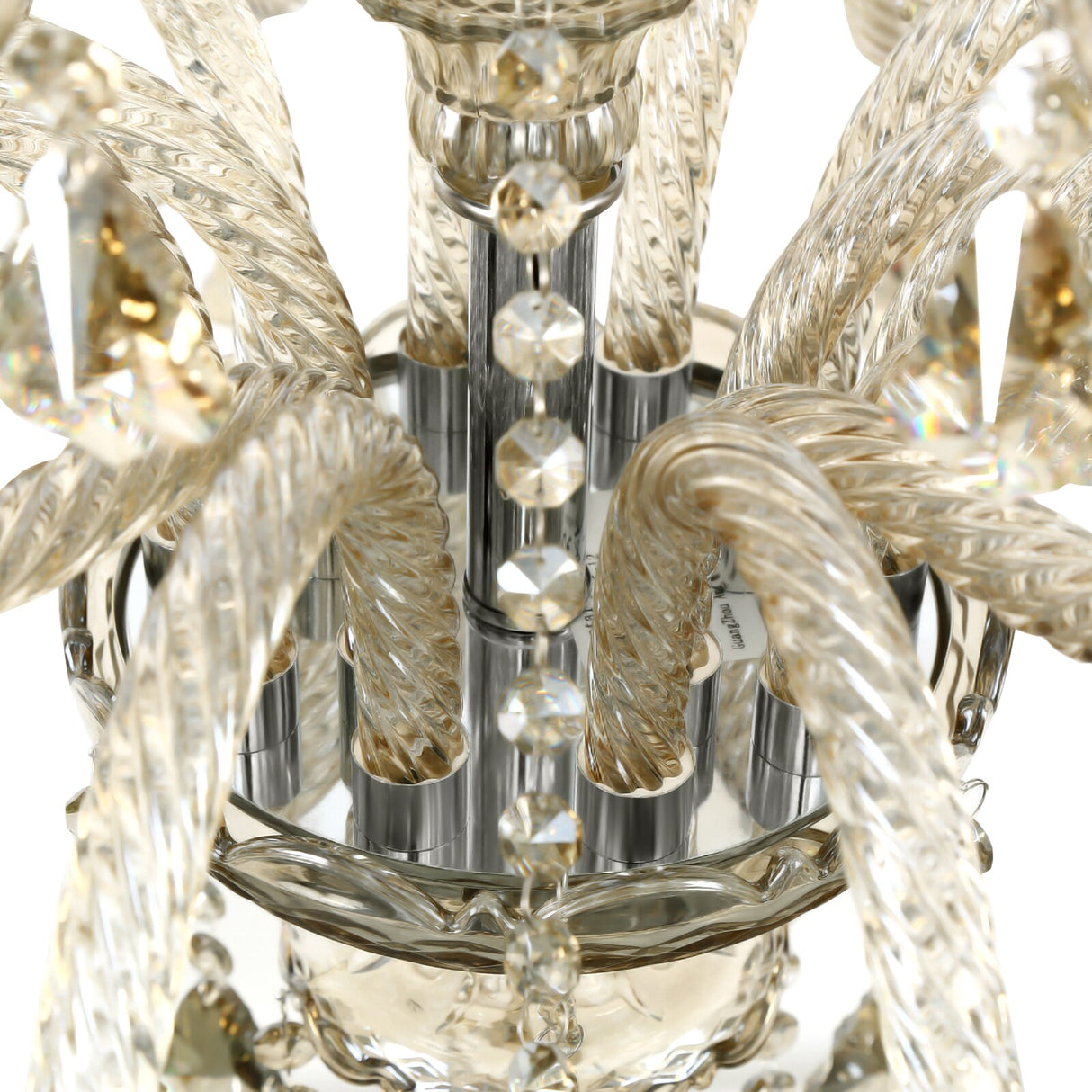 Luxurious K9 Crystal Chandelier 15-18 Arms Cognac/Transparent Ceiling Light For Living Room Home Hotel Apartment Decors