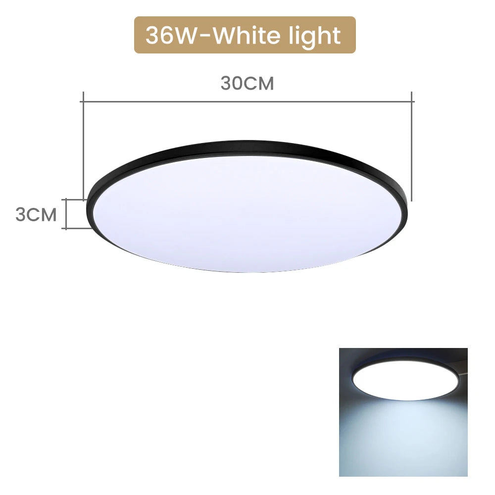 Moisture proof LED Ceiling Light PIR Motion Sensor/Radar Sensor/Sound and Light Control Smart Home Lighting 20W36W Ceiling Lamp