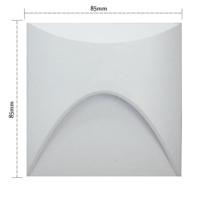 Outdoor Led Stair&Step Light 3W Waterproof Recessed Wall Corner Lamp For Home Landscape Pathway Stairway Garden Yard Footlight