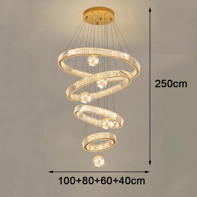 home decorationPendant lights, luxury crystal living room chandelier, bedroom Pendant lamp, ceiling light, indoor lighting