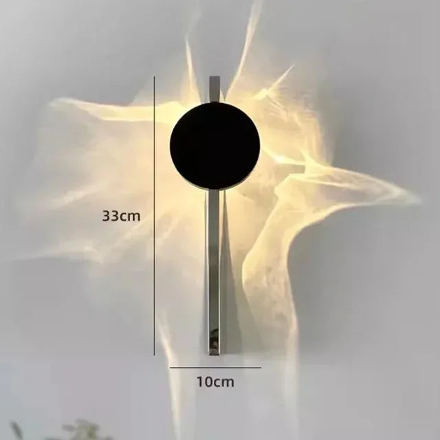 Creative Art Corrugated LED Wall Lamps Bedroom Bedside Shadow LED Wall Sconces Aisle Porch Corridor Atmosphere Wall Light