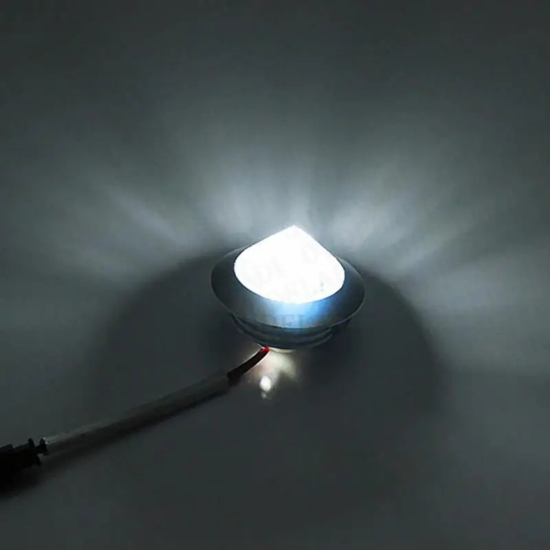 4pcs Mini LED Crystal Spotlights - Diamond Shape 3W Cabinet & Jewelry Light