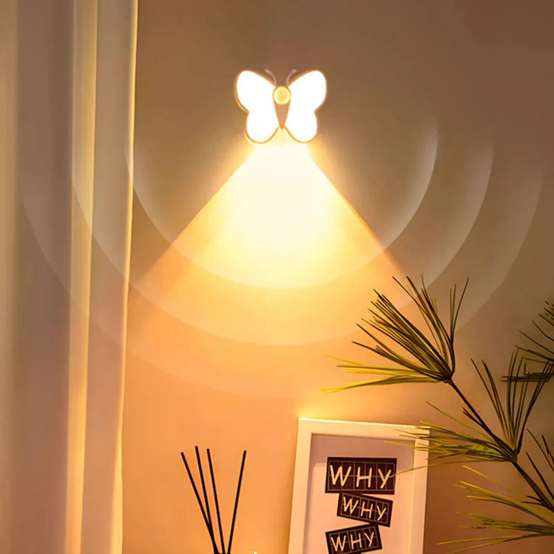 1PC/2PCS,LED Night Light, USB Rechargeable, Three Light Colors, Smart Motion Sensor—Perfect for the Living Room and Bedroom