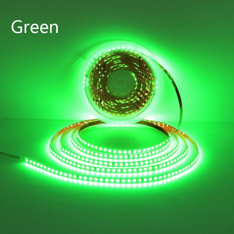 AC220V 230V 5M 600 LED Strip 2835 120LEDs/m Home Lamp Strip Red Ice Blue Green Yellow Pink Flexible And Cuttable Soft Lamp Bar