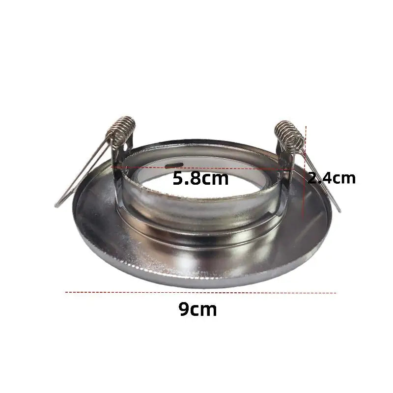 Universal GU10 MR16 Recessed Spotlight Frame - Round LED Downlight Holder