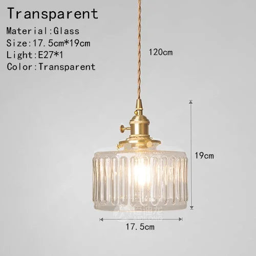 Lamps for Living Room Room Decor Bedside Light Luxury Creative Restaurant Balcony Porch Glass Pendant Lights Lamp