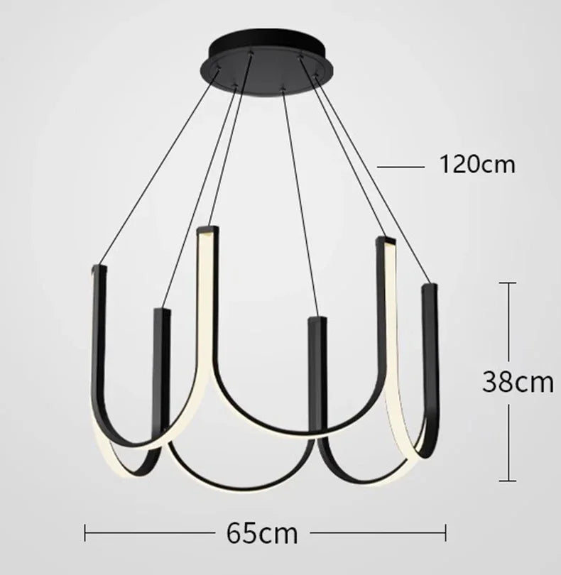 Modern Home Decor Led Lights Pendant Light Lamps for Living Room Led Chandeliers for Dining Room Hanging Light Indoor Lighting