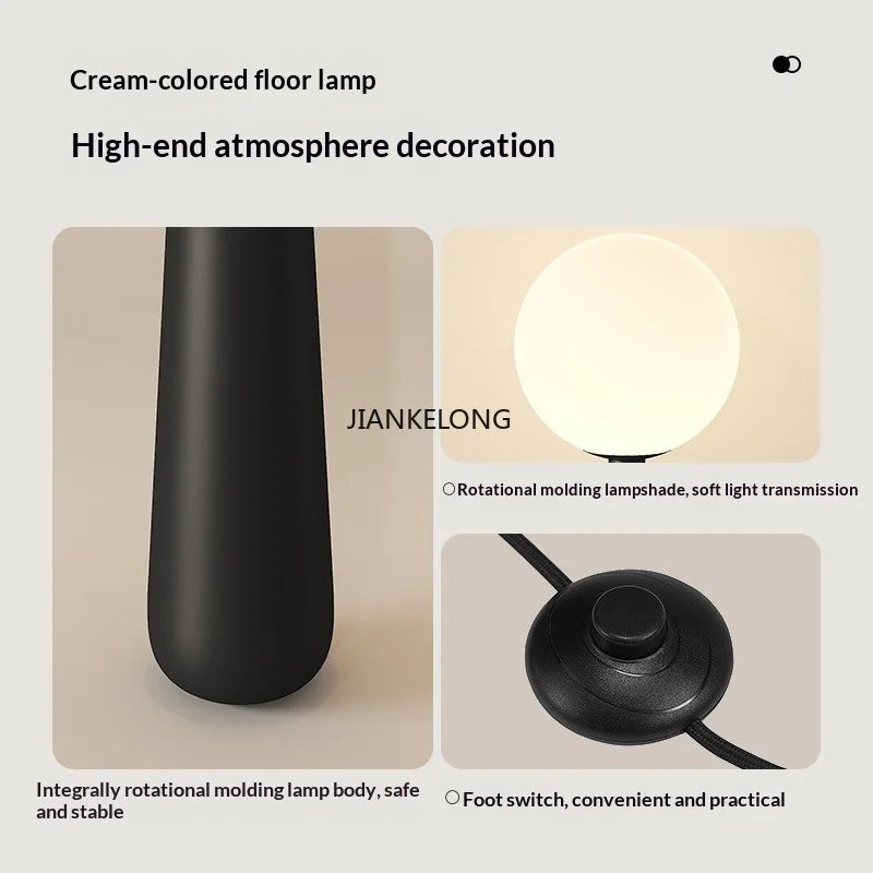 Modern Minimalist Creative Exclamation Mark Design Ambient Floor Lamp for Living Room Sofa Side Bedroom Bedside Room Decor LED