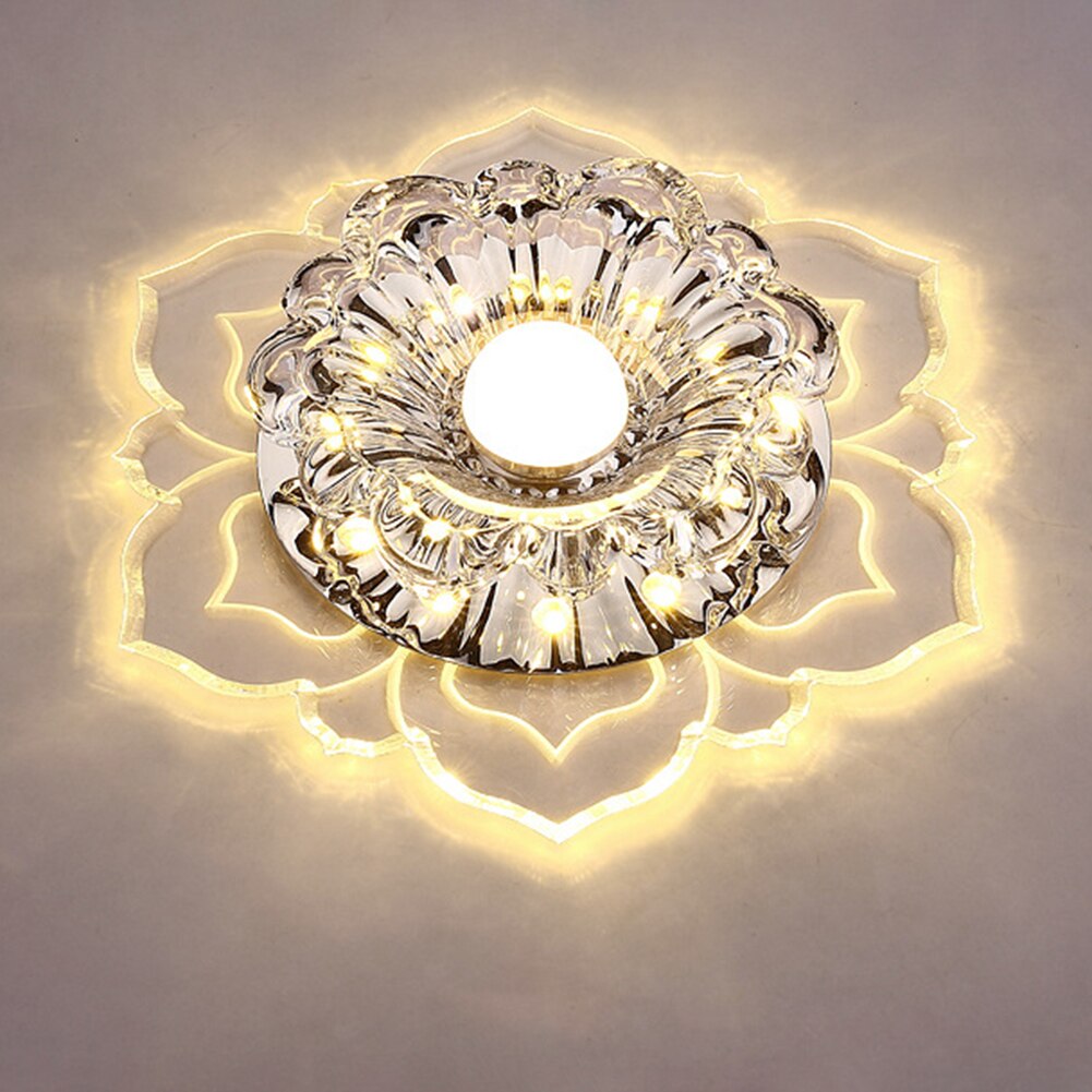 Modern LED Ceiling Light Surface Mounted Living Room Porch Aisle Corridors Lamps Crystal Lampshade Ceiling Light