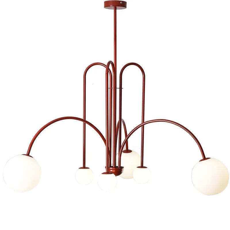 Comet LED Chandelier Nordic minimalist glass globe lamps living room creative personality study cafe art dining room lighting
