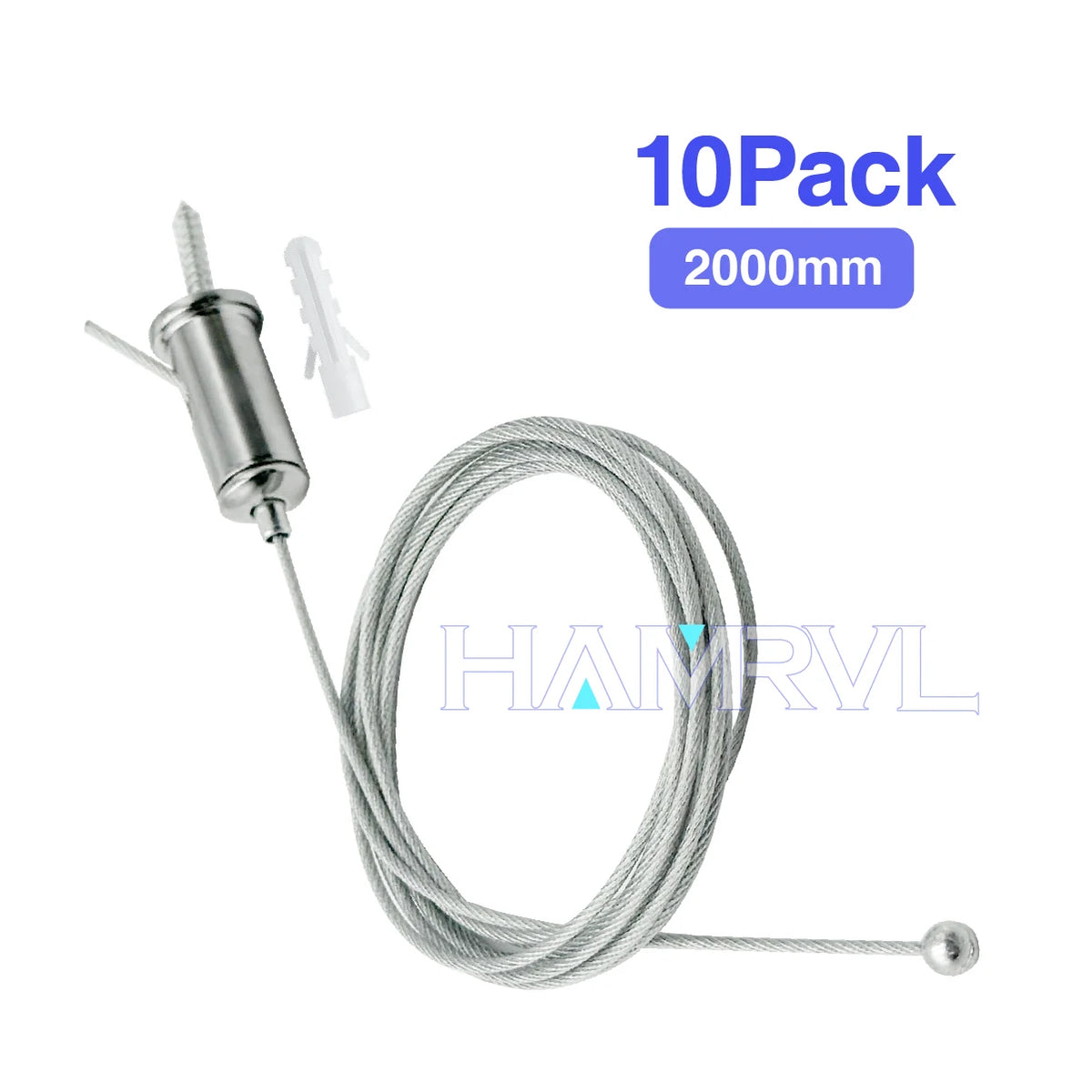DIY Hexagon Garage LED Tube Accessories & Connector Set (110-240V) - Suspension Wire Cable Kit for Honeycomb Workshop & Barber Shop Lighting