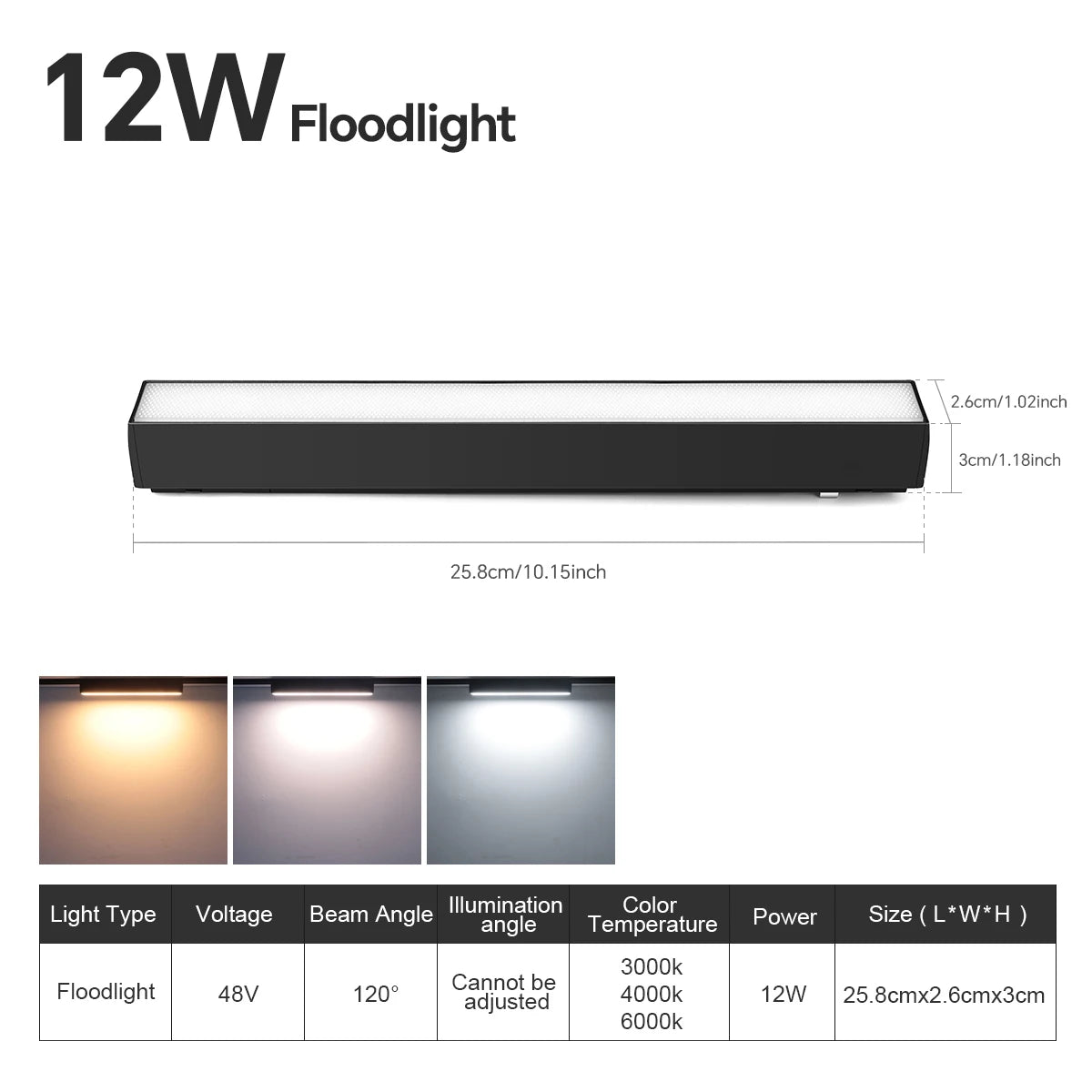 LED Magnetic Track Light Grille Flood Lamp Modern Embedded Flexible Linear Fixture LED Spotlight 3 Color CCT Ceiling Indoor Livi