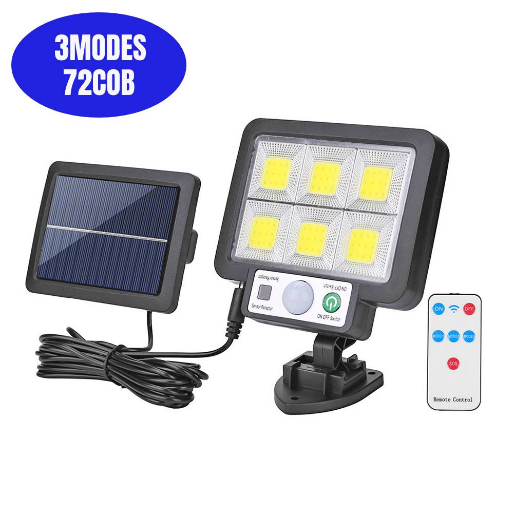 106/318LED Super Bright Outdoor Solar Lamp Waterproof 3 Modes Motion Sensor Human Induction Solar Garden Light Yard Garage Light