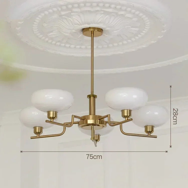 Retro Artistic Design Glass Pendant Light Ball Used in Bedrooms Study Rooms Living Kitchens Island Chandelier Indoor Hanging