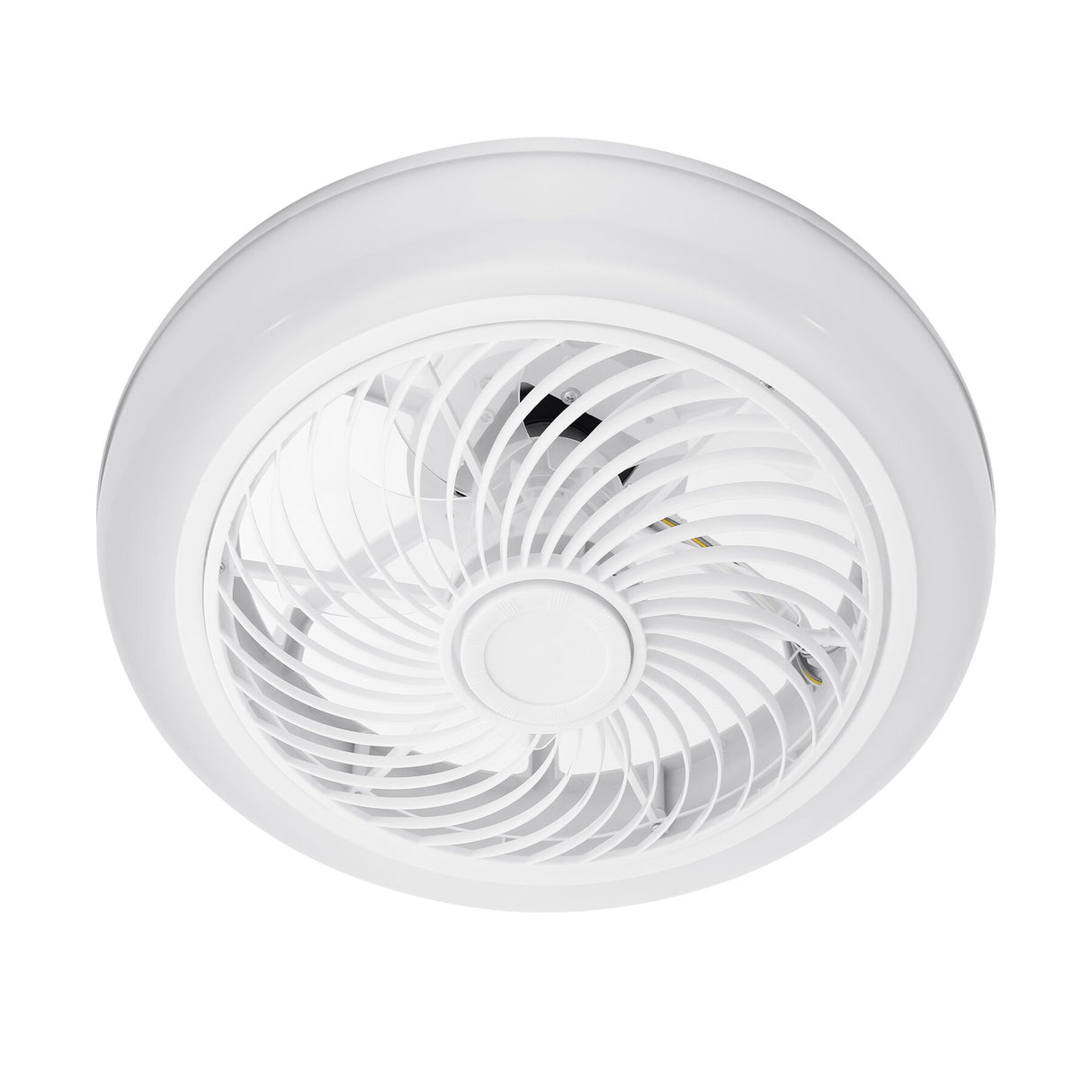 Ceiling Fan Light 18 inch With Remote Control For Bedroom Living Room 60W Switch Home Lamps Adjustable White/Warm/Cold