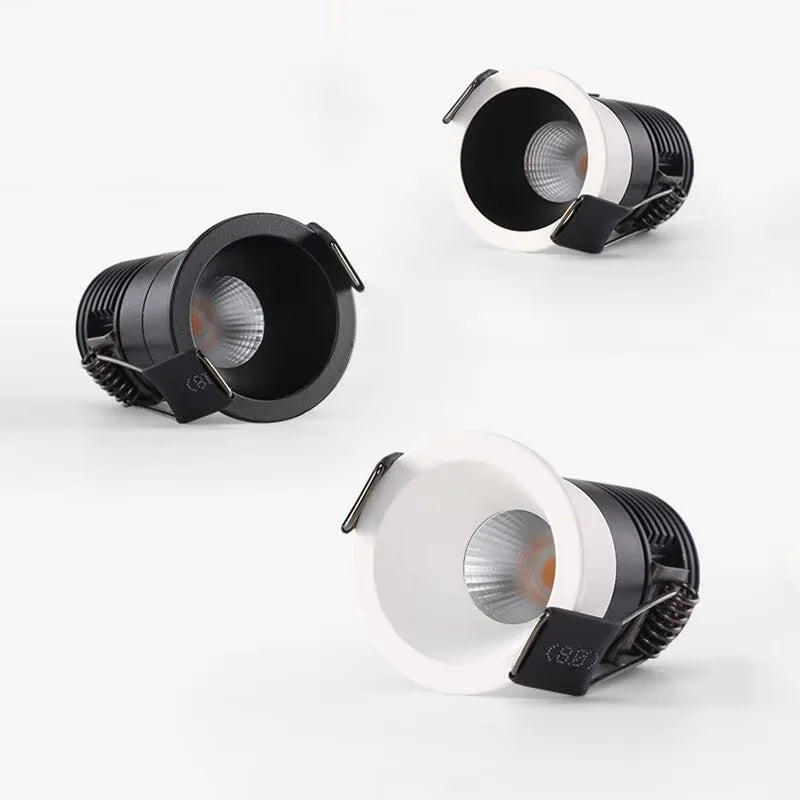 LED Ceiling COB Downlight - Dimmable 5W 7W 9W Recessed Spotlight