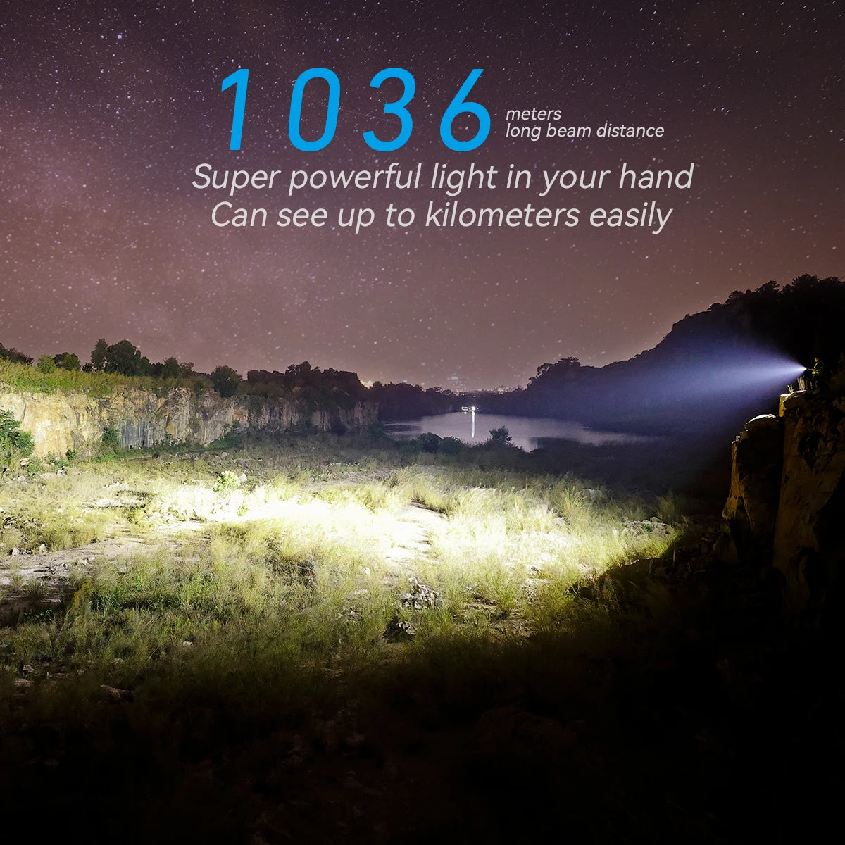 MS12 MINI-C Flashlight 65000 Lumens XHP70.2 LED Type-C Rechargeable for Cave Search and Rescue