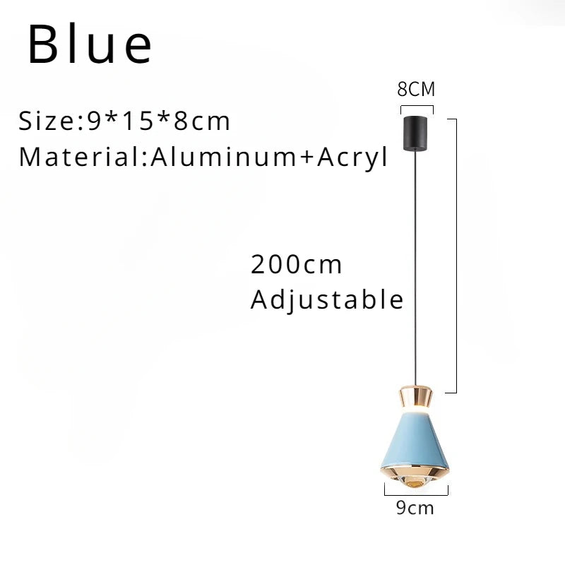 Modern Simple Creative Chandelier Luxury Luster Personality Pendant Lamp Room Decors Hanging Lighting for Bedroom Dining Study