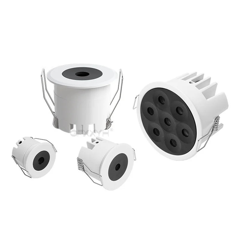 Mini Recessed Home Anti Glare Room Hotel Downlight Ceiling LED Spot Lamp Dimmable 110V 220V Down Light 3w 5w 8w 15w CRI92