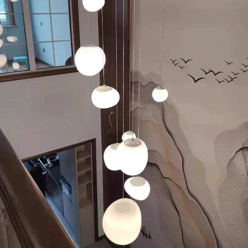 Modern Stair chandelier Pendant lights indoor lighting Ceiling lamp hanging light led Chandeliers for living room indoor lightin