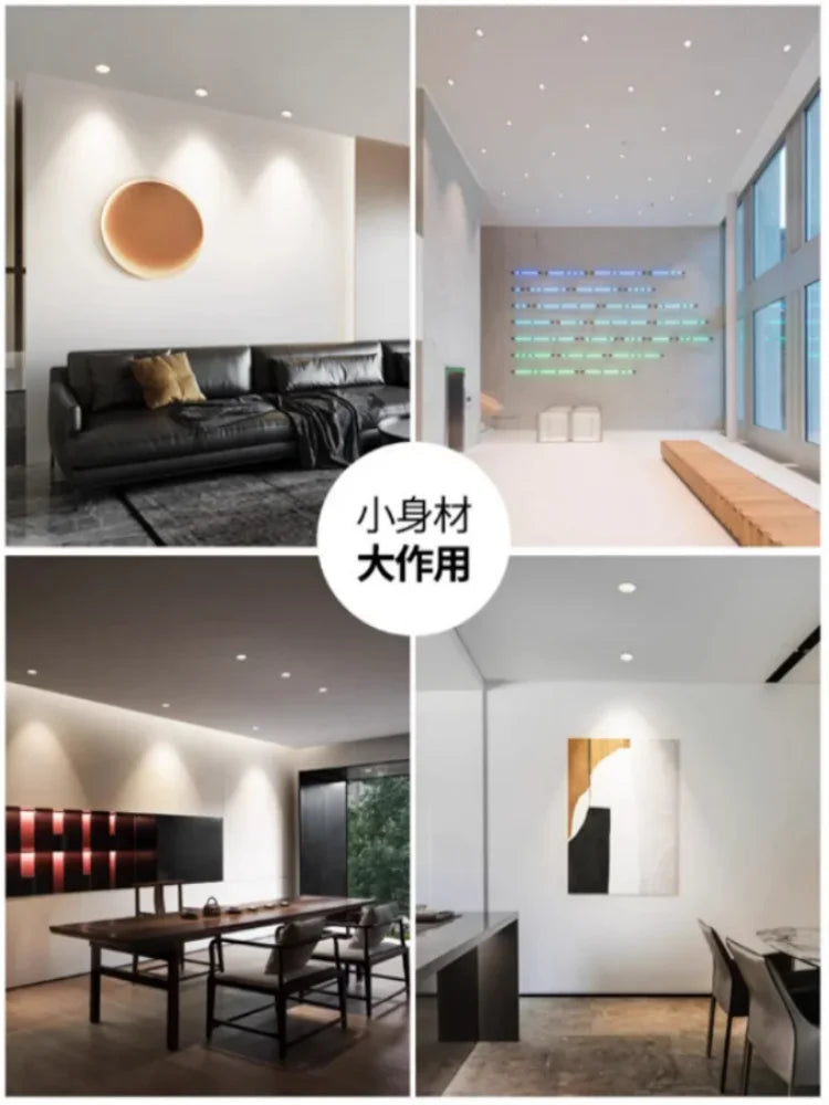 LED Ceiling COB Downlight - Dimmable 5W 7W 9W Recessed Spotlight