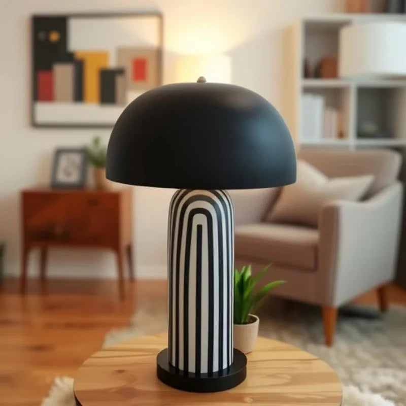 Nordic Lamps Japanese Wasabi Style Retro Table Lamp Hotel Handmade Jar Ceramic Ornament Bedroom Living Room Home Decor Desk Lamp