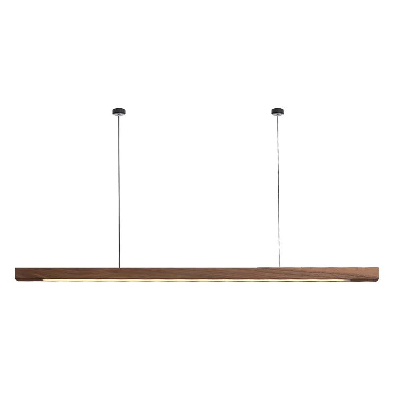 Nordic Solid Wooden Pendant Lighting LED Lamps for Dining Living Room Kitchen Office Shop Long Hanging Indoor Lighting Fixtures