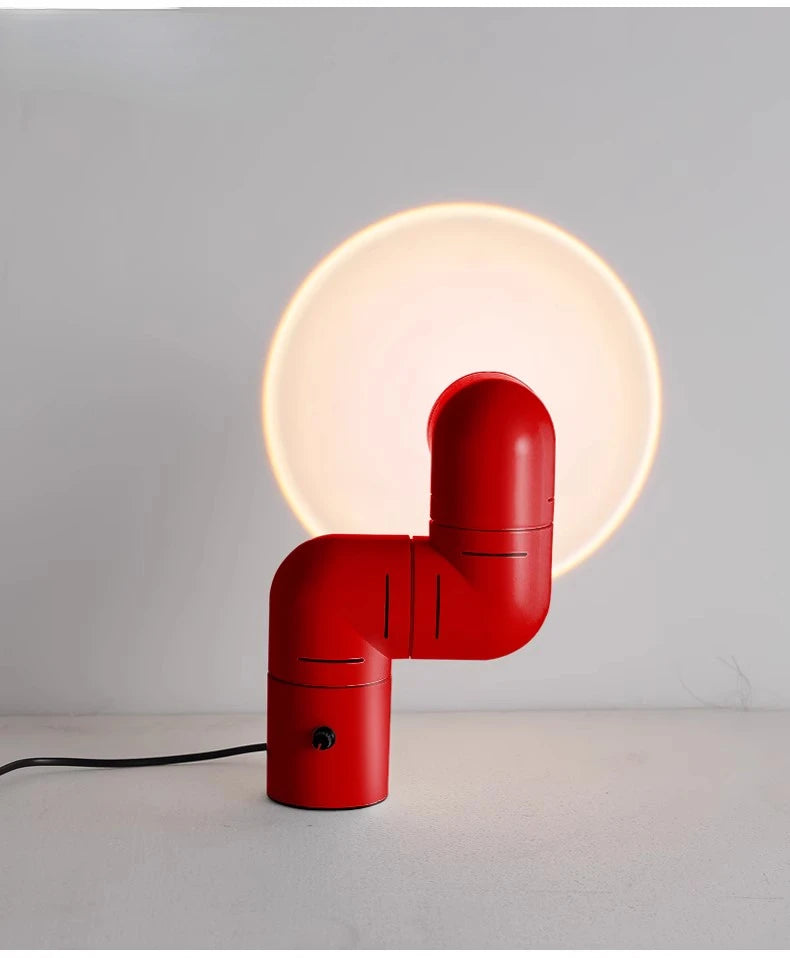 Spanish Space Age floor lamp Designer Replica Red White Water Pipe Standing Lamp For Living Room Sofa Bedroom Room Decoration