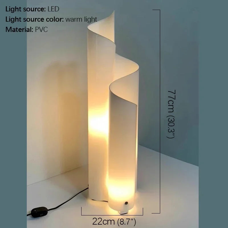Nordic Floor Lamps Designer Modern Minimalist Glacier Flowing Light Desk Lamp Artistic Desk Lamp Bedside Lamp