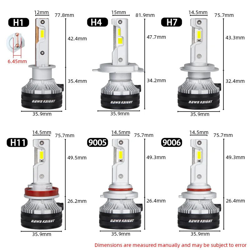 K8C 40W K7C Led Long Life Version H7 H4 H11 Led Headlight Bulb 3 Copper Tube Led Lights For Car H1 HB3 9005 HB4 9006