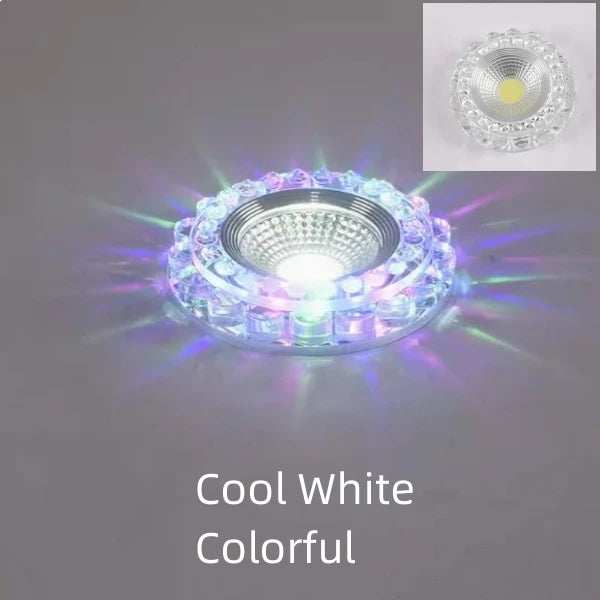 Diameter:9.5cm Cut Hole:6-8cm 3W 5W Downlights Recessed Ceiling Spotlight Lamps Embedded LED Downlights Home Decoration Light