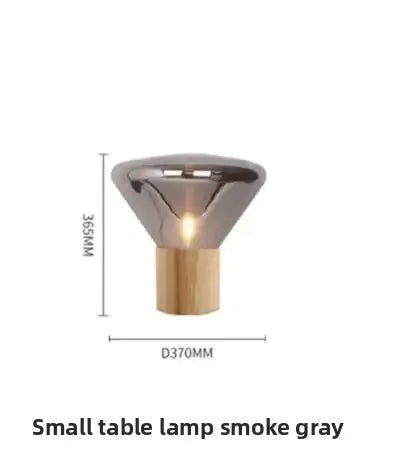 Designer Table Lamp Nordic Minimalist Glass Bottle Floor Lamp Wood Bedside Lamp Design Luminaires for Home Soft Living Room