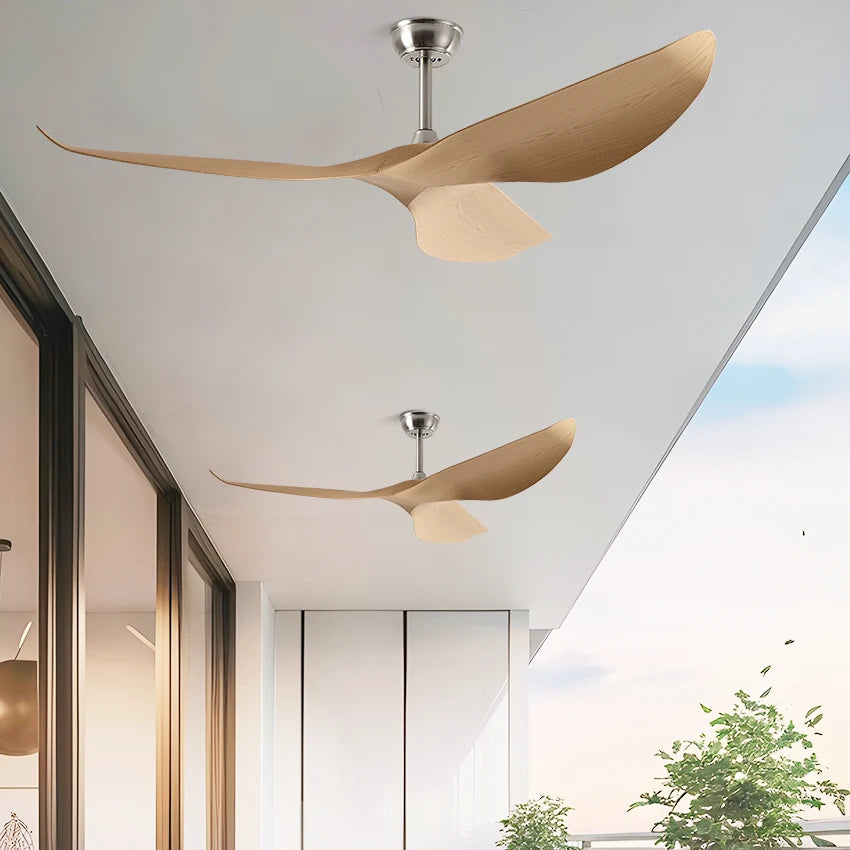 Industrial DC Motor Ceiling Fan - 6-Speed Remote Silent Fan (38/52/60 Inch)