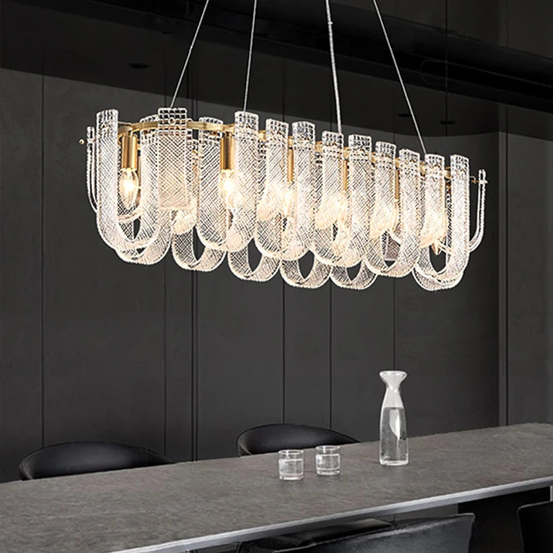 2025 Modern Chandelier Lighting Desinger Lustre Ring Hanging Lamps Suspension Luminaire Lampen For Foyer Living Room Dining Room