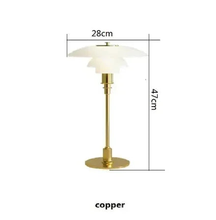 Nordic Minimalist Danish Classic Floor Lamp Creative Bedroom Bedside Table Lamp Living Room Study Reading Glass Decor Table Lamp