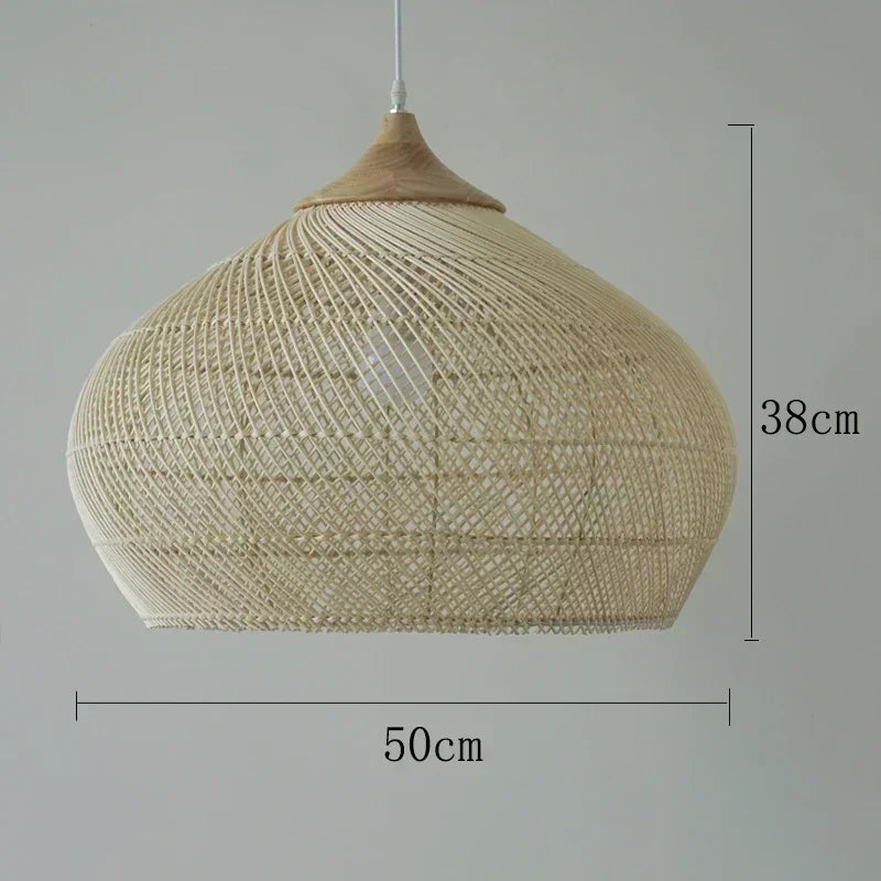 2026 Southeast Asian Rattan Lamps Handmade Pendant Lights Hight Quality Dining Room Restaurant Kitchen Light Fixtures