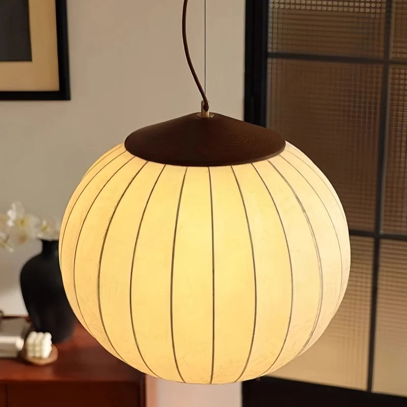 Nordic Wabi-Sabi LED Pendant Light - Organic Minimalist Ceiling Chandelier Lamp Fixture for Dining Room, Bedroom, Restaurant & Home Decor